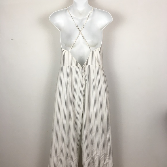 White and grey Pin stripe jumper M - Picture 4 of 5